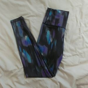 Teen size 14 blue purple and grey ivivva leggings